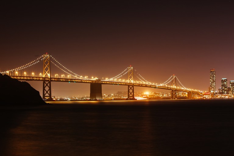 bay bridge in san francisco usa 948FVA3 768x512